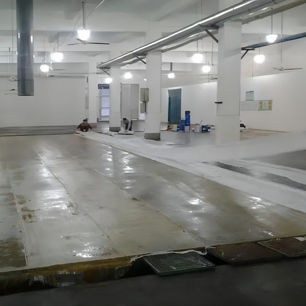 保山防腐蚀地坪,环氧玻纤地坪，玻纤工业地坪，环氧玻纤布地坪,乙烯基玻纤布地坪产品图3